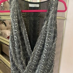 Robert Rodriguez snake print blouse